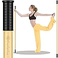 5ft Yoga Stick from Natural Bamboo with Non-Slip Handle-Stretching Stick for Mobility, Flexibility,Exercise,Workout, Physical Therapy,Pilates,Balance Fitness-Access Online Video Guide Without Any Info