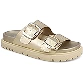 MIA Women's Gen Double Buckle Slide Sandals