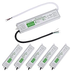 （Pack of 6） LED Driver 60 Watts Waterproof IP67