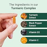Hey Nutrition Theonia Turmeric Extract Complex 3 Pack 180 Vegan Capsules view 5