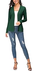 Women's Knit Cardigan Open Front Sweater Coat Long