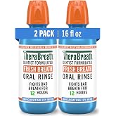 TheraBreath Fresh Breath Oral Rinse, Rainforest Mint, 16 Ounce Bottle - View 7