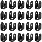 GBGS 20 Pcs Black 3/4" U Bracket for Panel,Thickness 1/8"(3 mm),Powder Coating