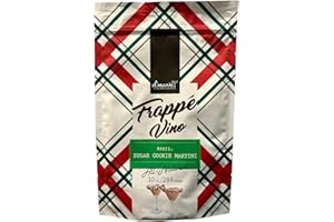 D'MARIE Frozen Holiday Cocktail Drink Mix - Makes 8 Martini Slushies - Sugar Cookie Drink Powder Pouches for Alcohol - All Natural Low Sugar Mixer, No Blender Needed