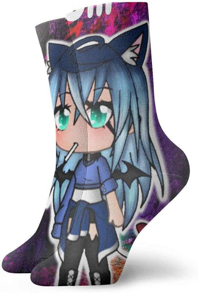 Huiyou Gacha Life Cute Style Socks Women Casual Socks Cute Unisex Socks Amazon.co.uk Clothing