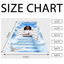 44memory Custom Memorial Grave Blanket Photo