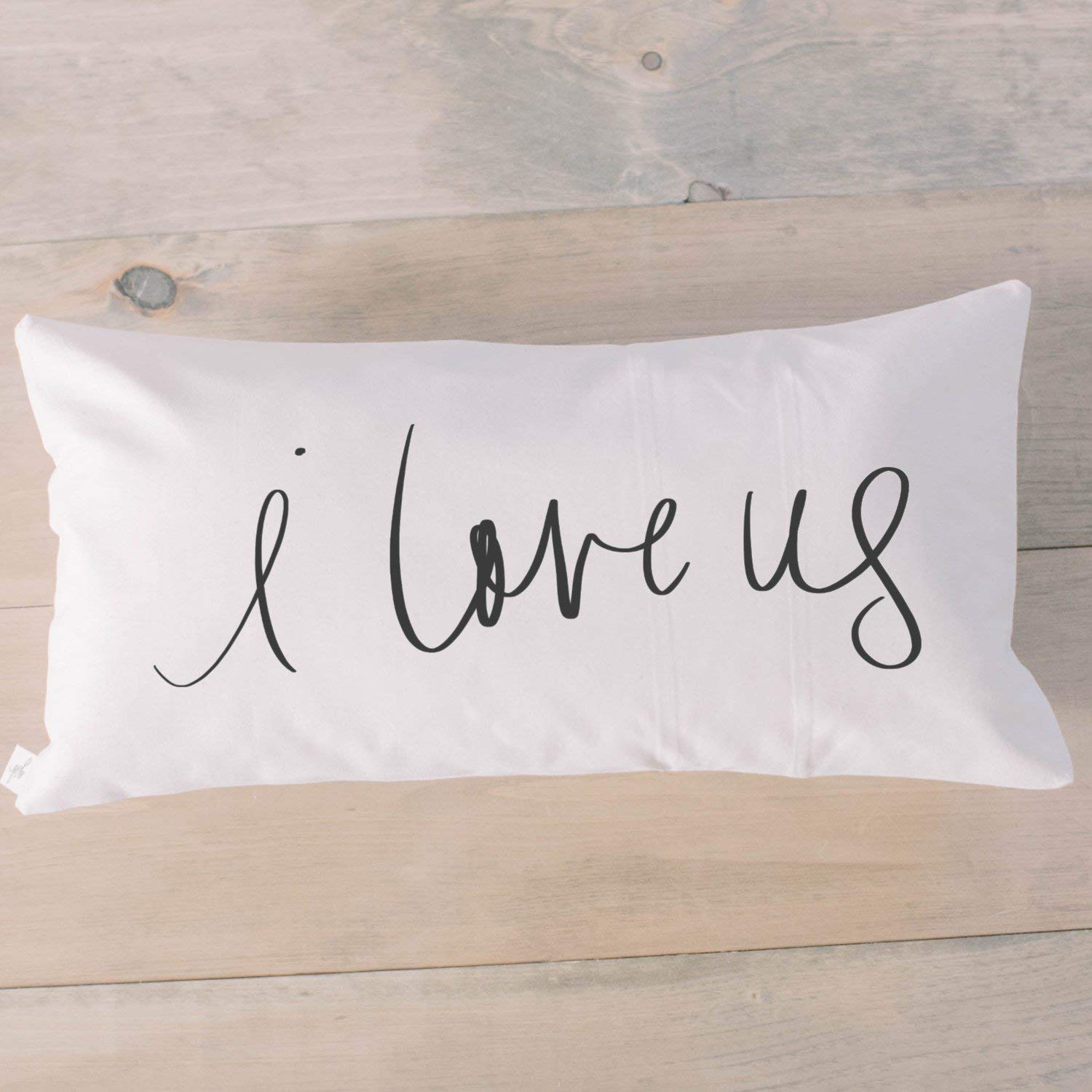 Amazon Com Lumbar Pillow I Love Us Handmade In The Usa
