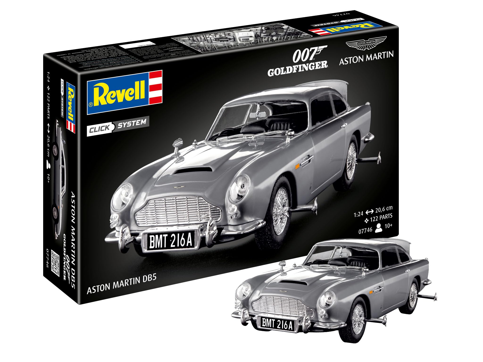 Revell Modellbau James Bond Aston Martin DB5 Click System