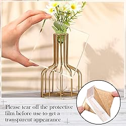 Vicenpal 4 Pieces Acrylic Square Display Block 3 x
