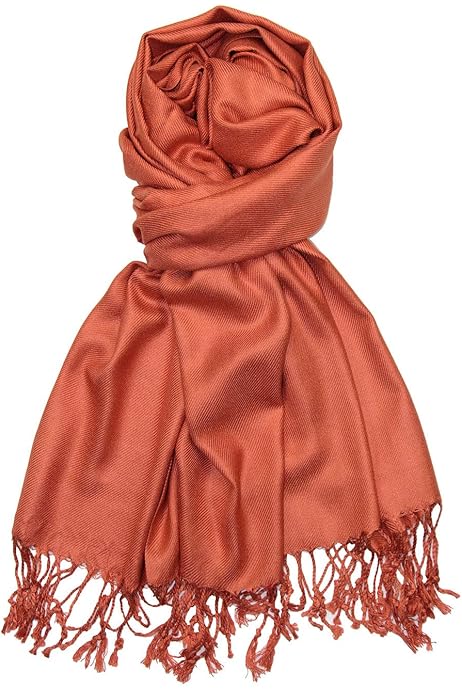 orange pashmina wedding