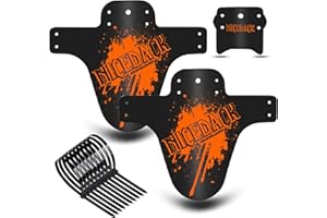 NICEDACK Bike Fender, Adjustable MTB Mud Guard, Front and Rear Compatible Mudguards, Fits 650B 20" 26" 27.5" 29 inch Fat Tire Bikes and All Disc Brake Bicycles