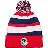 Fan Ink Chivas Beanie – Officially Licensed Soccer Knit Cap Embroidered Club Crest – 100% Acrylic Winter Hat – One Size Fits Most – Red & White & Navy