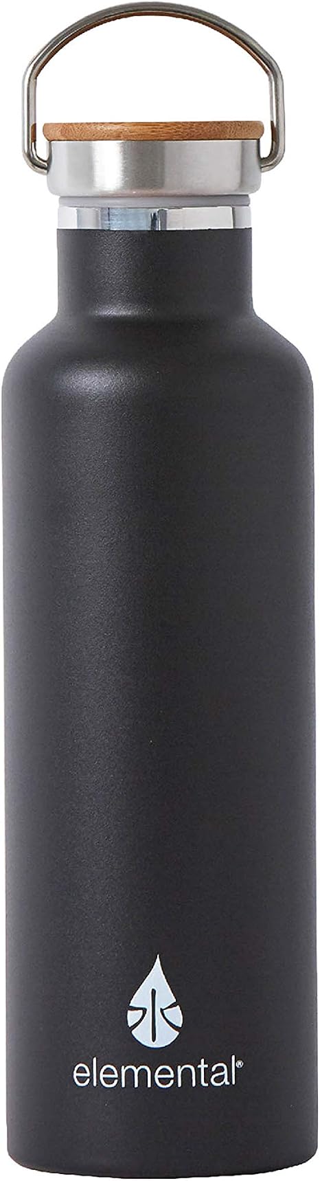 Download Amazon Com Reusable Stainless Steel Water Bottle 25 Oz Double Insulated Water Bottles That Keep Your Drink Cold For 24 Hours And Hot For 12 Hours Matte Black Water Bottle Elemental Kitchen Dining
