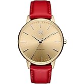 MVMT Boulevard Women's 38 MM Ruby Red Watch