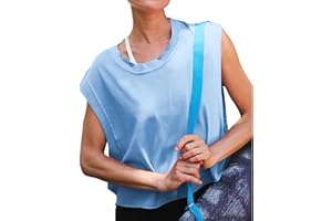 Ainangua Oversized Tank Top for Women Sleeveless Athletic Cropped Activewear Workout Yoga Gym Tops