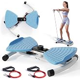 PAVYN Waist Twister Exercise Fitness Tool, Ab Twister Board with Smart LED Digital Monitor, 300 lbs Capacity, 20dB Ultra-Quiet Noiseless, Anti-Slip Home Gym Equipment for Women Belly Fat Loss