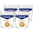 Clearasil Stubborn Acne Control 5-in-1 Daily Pads with Salicylic Acid Acne Medication, 90 Count (Pack of 4)