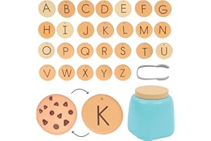 Learning Resources Alphabet Cookie Jar - ABC Toys for Kids, Alphabet Activities, Phonics Practice, Reading Practice, Language