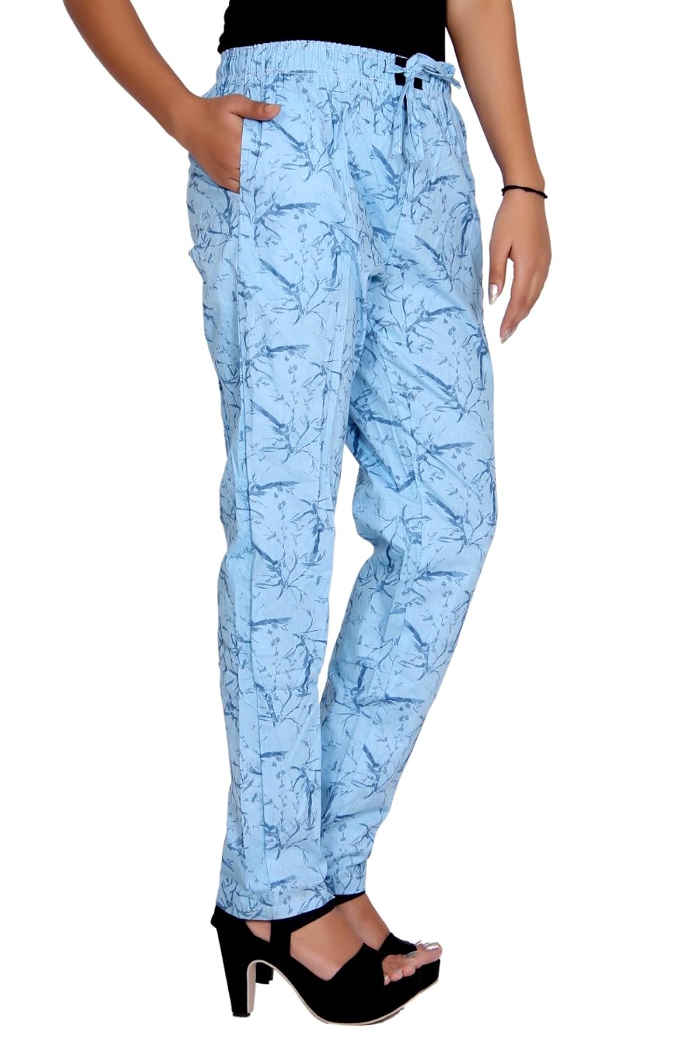 flamboyant women multicolor cotton pyjama