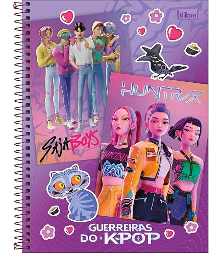 Tilibra - Caderno Brochura Universitário Guerreiras do K-Pop 80