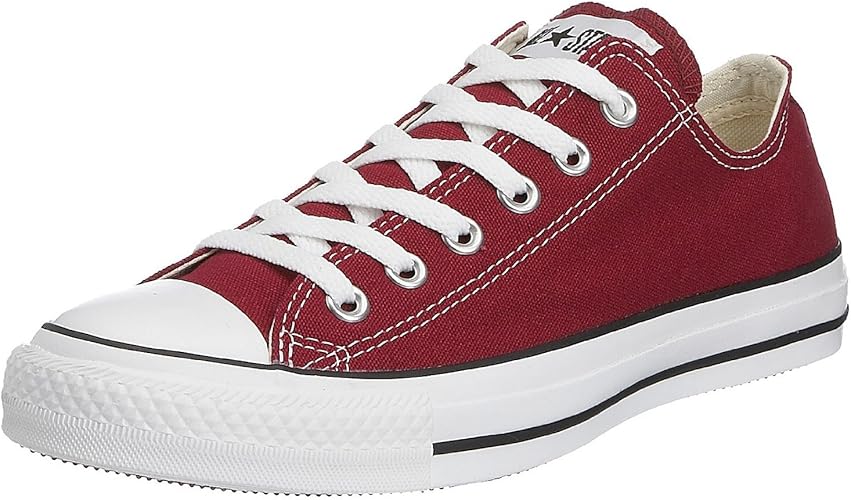 converse red canvas shoes