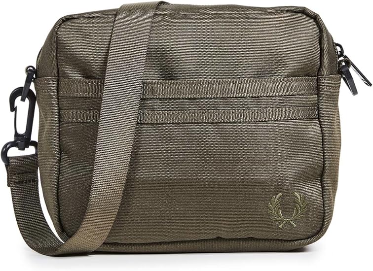 fred perry tonal tipped side bag