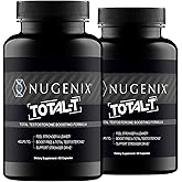 Nugenix Total-T, Free and Total Testosterone Booster Supplement for Men, 180 Count