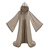 LMYOVE Wizard Cloak Costume with Hood for Adult Men