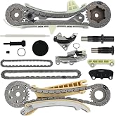 Autoround Timing Chain Kit Fits Ford Explorer 1997-2010 | Fits Ranger 01-11/Mustang 05-10/Mercury Mountaineer 03-10/Mazda B4000 01-09 4.0L V6 w/Guide/Sprocket/Tensioner