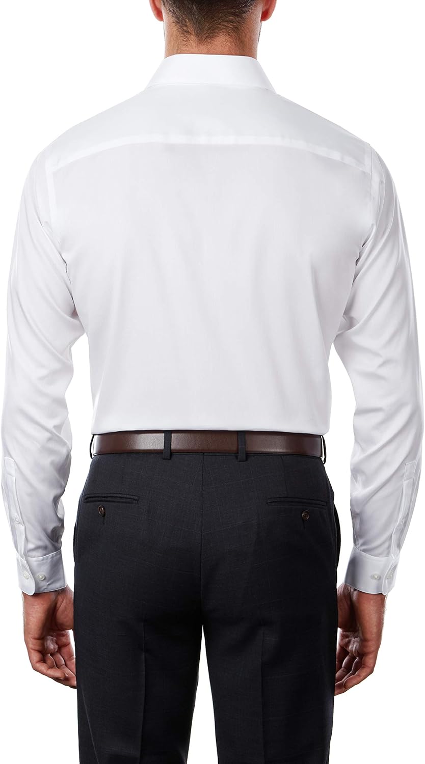 Calvin Klein Men's Dress Shirt Regular Fit Non Iron Herringbone at  Men’s Clothing store