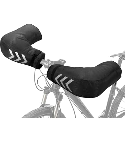 BAR MITTS Neopren-Fäustlinge Für Fahrradlenker – Passend Für Shimano STI-Schalthebel Mit Externen Zügen