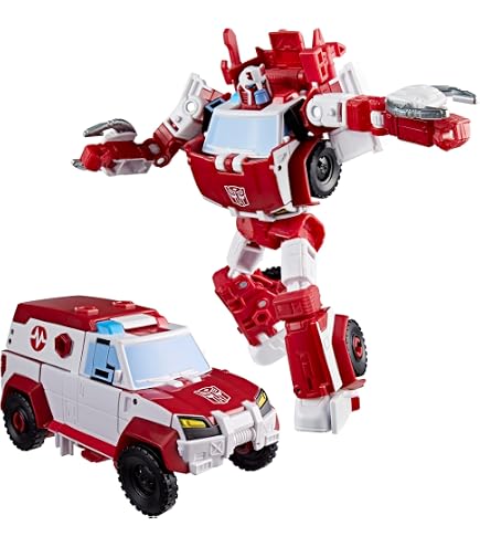 Transformers Legacy Arcee Prime Universe - Figurine Deluxe 14 Cm - 2 Modes Robot/moto - Cadeau Top Pour Fans Dès 8 Ans