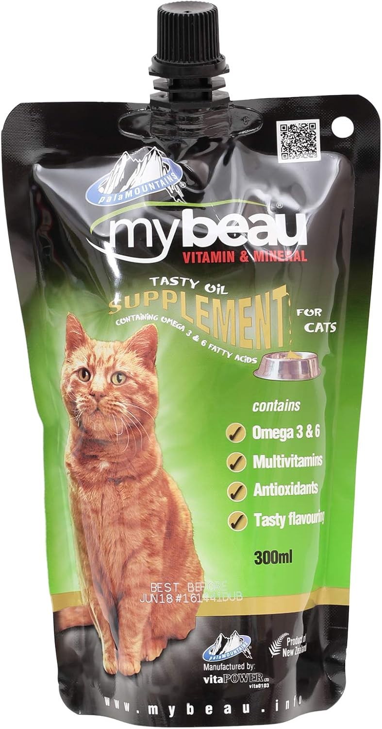 My Beau Vitamin and Mineral Supplement for Cats, Green Buy Online at