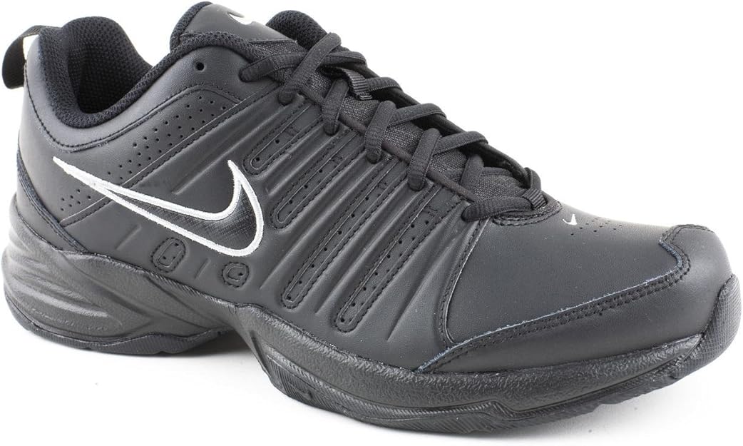 Nike Mens T Lite X Black/Silver Leisure Trainers Size 12: Amazon.co.uk: Shoes & Bags