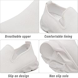 GDEKLO Tennis Shoes Women Running Walking Gym Slip