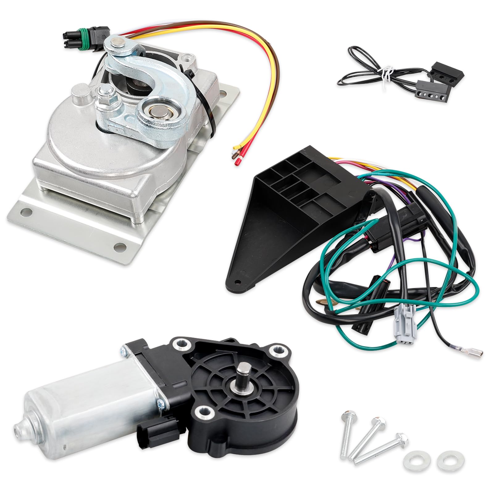 Photo 1 of RV Step Motor Conversion Kit for A Curved Linkage, Compatible with Kwikee Series Steps 22, 23, 28A, 30, 32, 33, 34, 35, 36, 38, 40 Series Steps, Replace 379160 379147 909510000