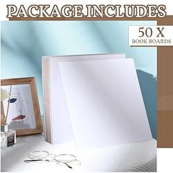 50 Pcs Book Board, Binders Board Chipboard Designer