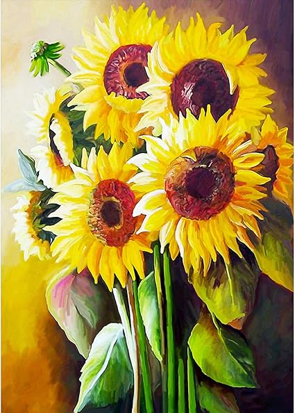 TAHEAT Sunflower Diamond Painting Kit 