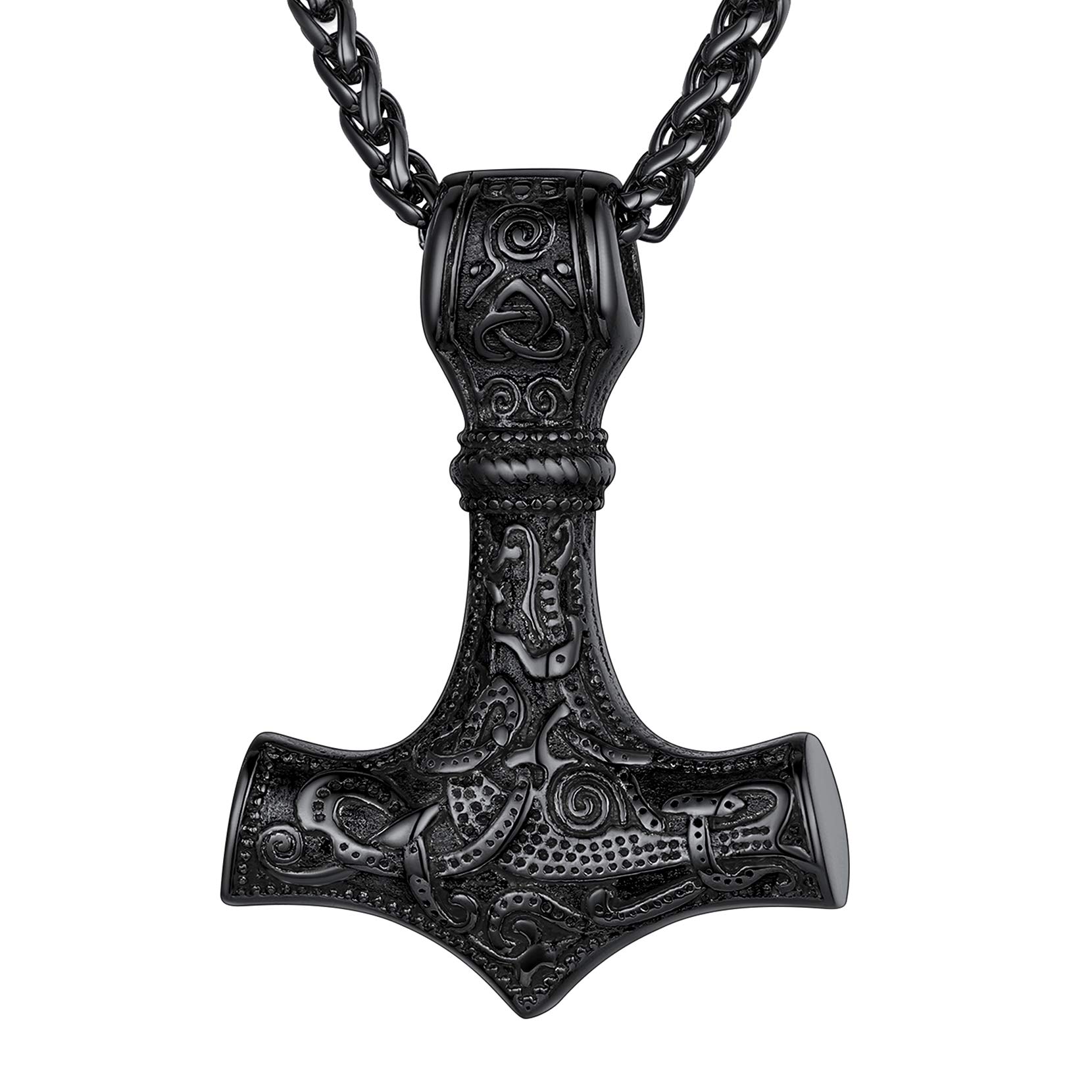 Richsteel Celtic Jewellery Women Hammer Pendant Viking Necklaces Necklace Men โ image 1