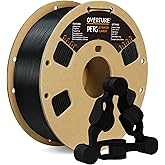 OVERTURE PETG Filament 1.75mm, 3D Printer Filament, 1kg Filament (2.2lbs), Dimensional Accuracy Probability +/- 0.02 mm, Fit 