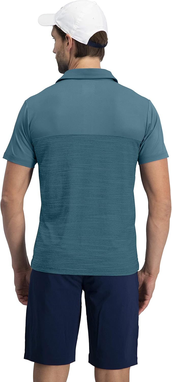 Three Sixty Six Quick Dry Golf Shirts for Men - Moisture Wicking Short-Sleeve Casual Polo Shirt : Clothing