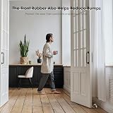 Hotop Self-Adhesive Floor Door Stop Oval Stainless Bronze Four Pack view 5