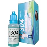 304 Stainless Steel Test Solution &ndash; Instant Identification Reagent for Food-Grade vs. Industrial-Grade Steel &ndash; Rapid 2-Minute Colorimetric Test for Cookware, Cutlery, and Industrial Use