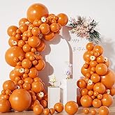 Orange Balloons in different sizes 5 10 12 18inch-134pcs Orange Balloons for Garland Arch,Baby Shower Graduation Wedding Anniversary Gender Reveal Birthday Party Decorations
