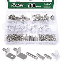 5MM Shelf Bracket Supports Plug in PIN Steel PEGS Kitchen Cabinet Cupboard Shelf Pack of 12