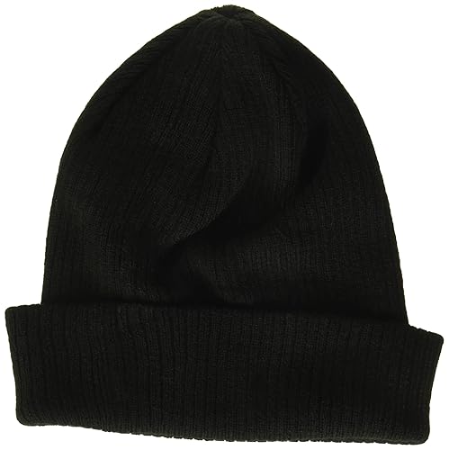 Champion Logo Cuff Beanie, Black/Red/Blue, One Size in Kenya