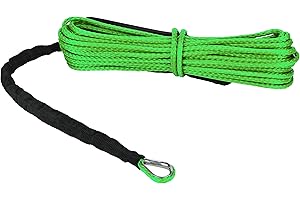Extreme Max 5600.3224 "The Devil's Hair ATV/UTV Winch Rope, Lime Green