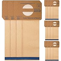 12-Pack Replacement Micro Filtration Vacuum Bags for electrolux Upright Style U & Aerus Vacuums | Fits Discovery II, Lux 4000