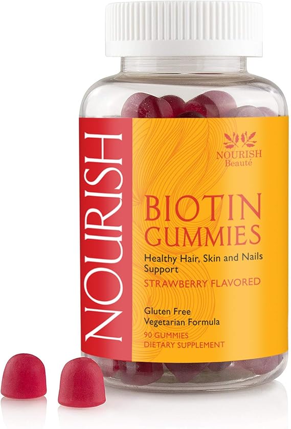 Nourish Beaute Hair Vitamins for Hair Loss and Thinning