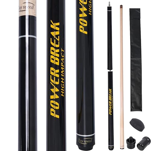 Queue De Billard Heavy Hitter Break Cue - Embout 14mm, Professionnel, Neuf